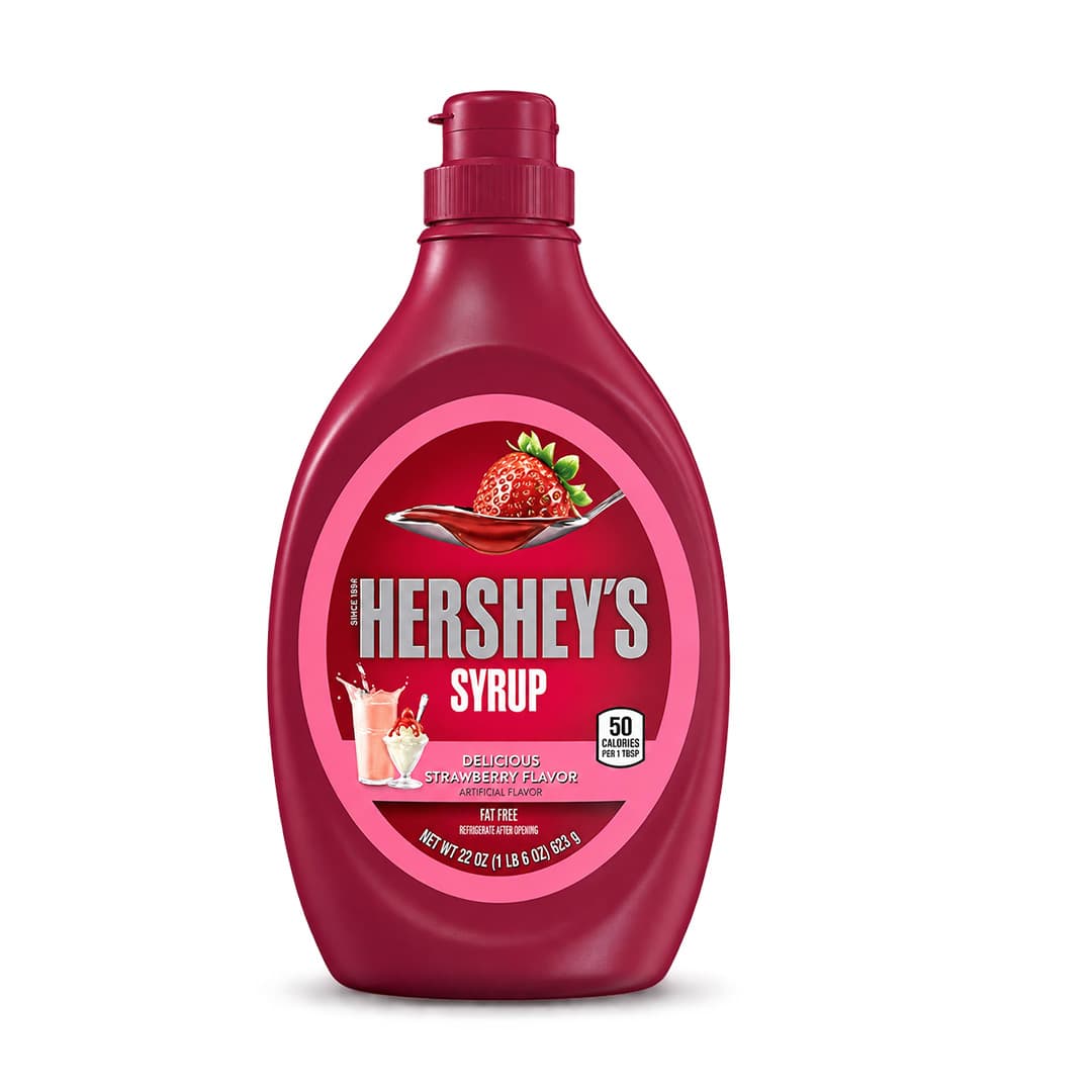 HERSHEY`S STRAWBERRY SYRUP 623 G