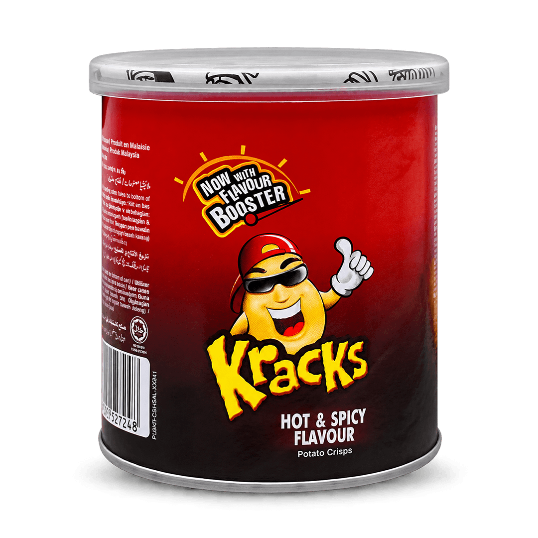 KRACKS HOT & SPICY CHIPS 45G