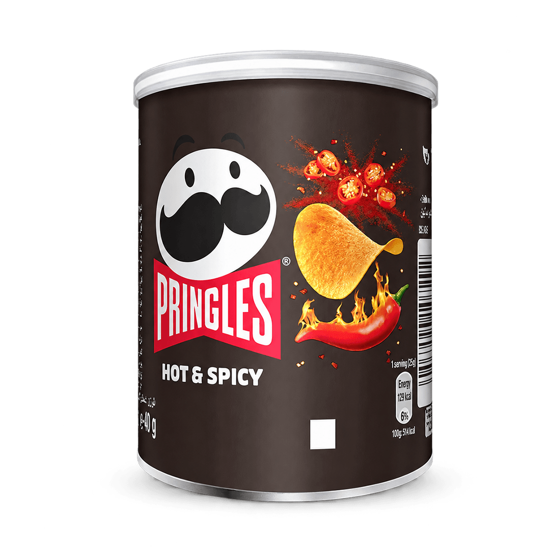 PRINGLES HOT & SPICY 40G