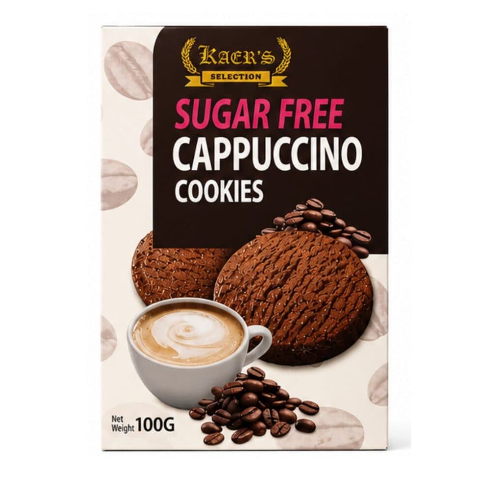 KAERS S F OATMEAL CAPPUCCINO COOKIES 100G